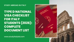 Type D National Visa Checklist for Italy Students (2026): Complete Document List